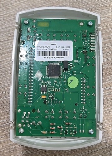 Termostato modulante baxi rc06 - termostato,