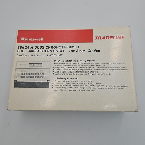 Honeywell chronotherm iii - honeywell,