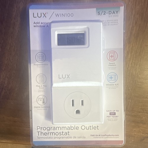 Lux win100 termostato presa - lux,
